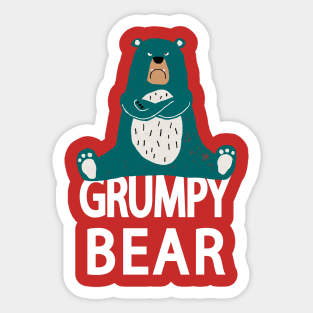 Grumpy Bear Sticker